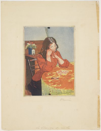 Tineuse de cartes by Charles Maurin